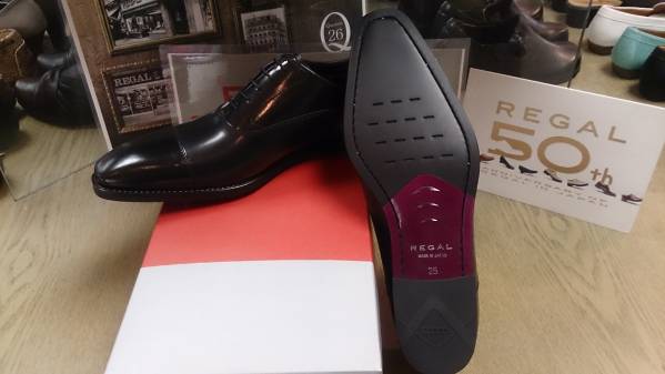 新製品リーガル26HRBC　ストレートチップ黒25.5cｍ　新品