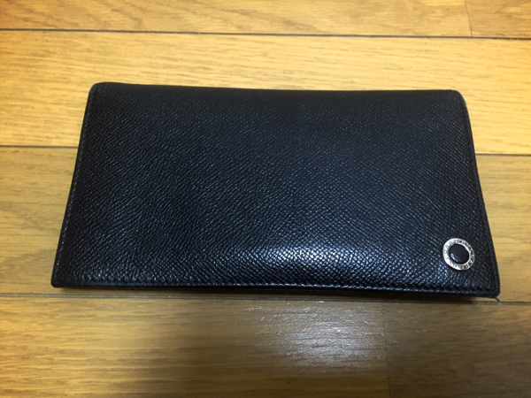 BVLGARI ブルガリ レザー 長財布 二つ折り 二つ折り長財布 財布