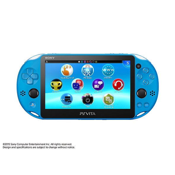 新品・即納☆ PlayStation Vita Wi-Fiモデル アクア・ブルー