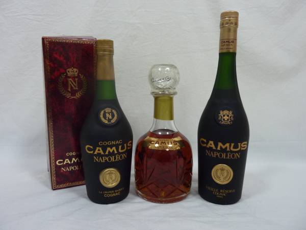 18725 CAMUS カミュ ナポレオン 3種3本おまとめ 送料100S 飲料