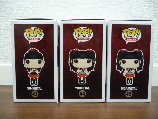 □POP! Rocks FUNKO BABYMETAL フィギュア 全3種セット◇新品