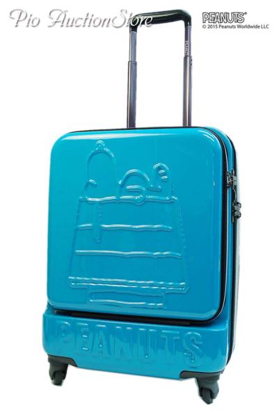 N730/PEANUTS 幅拡張式 キャリーケース スヌーピー 青 47cm
