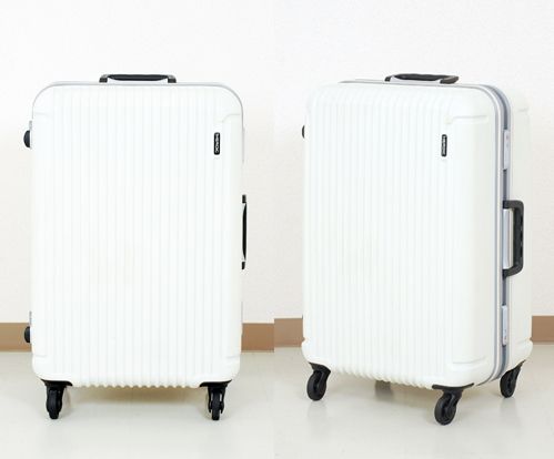 中古 スーツケース 軽量 大型 158cm適合 シエスタ ホワイト W35