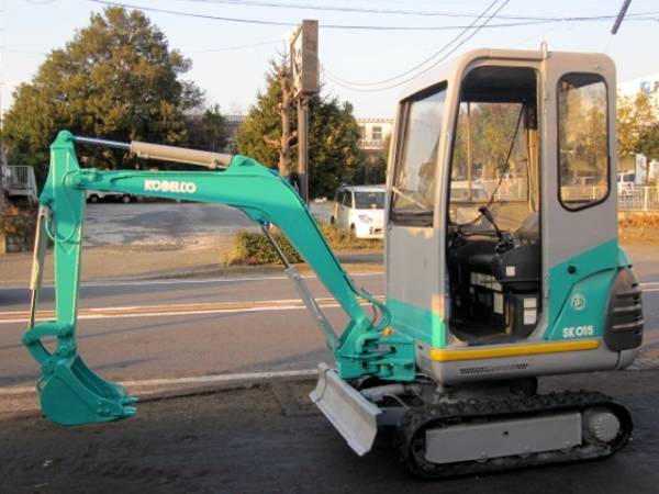 ミニユンボ KOBELCO SK-015 塗装/マルチ/倍速/可変脚