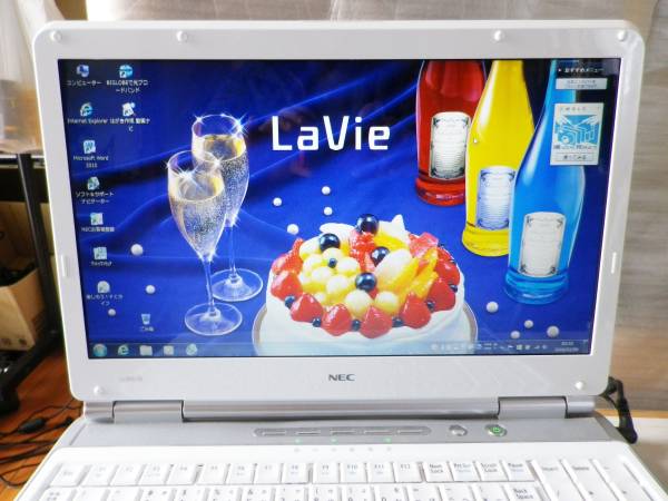 美品 PC-LL350/ W Windows 7HomePremium　32bit　Office 2010