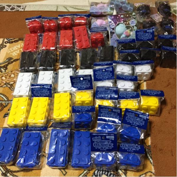 即決 送料無料 新品 大量激レア ブロック、キティスクイーズ