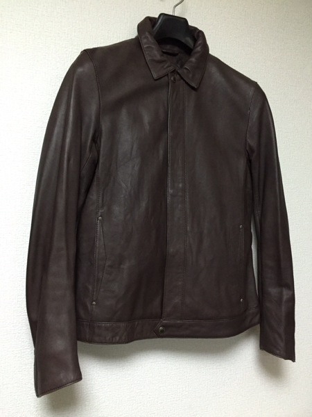 USED レザーブルゾン ほぼ未使用 ブラウンレザー FREDY&GLOSTER