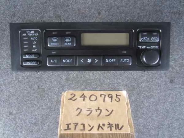 240795 ① クラウン JZS155 エアコンパネル