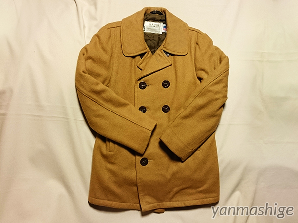 SCHOTT ショット 90s Pea Coat ピーコート キャメル 38 美品