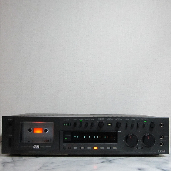 smilecat) AKAI 最高級カセットデッキ GX-F90ジャンク品 家電、AV