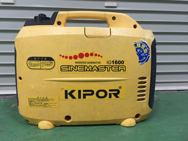 KIPOR キポー IG1600 IG1600インバーター発電機 動作品 管理番号62504 