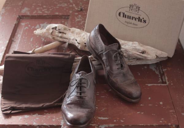 未使用11万 チャーチ church`s SHANGHAI シャンガイ 靴7