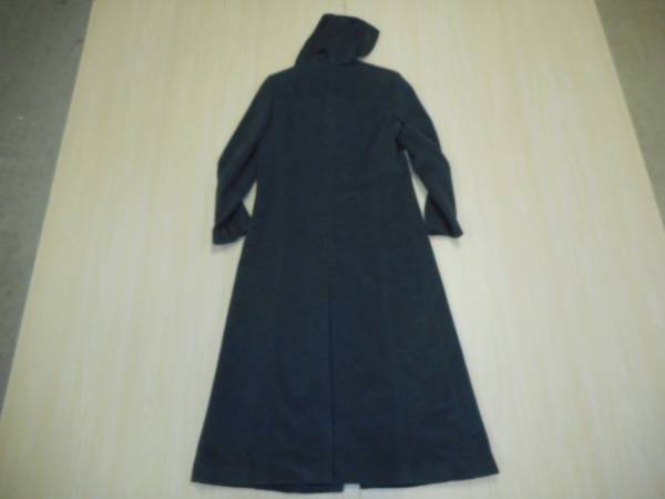 j128◆アクアスキュータムアンゴラロングコート◆9◆グレー美品2