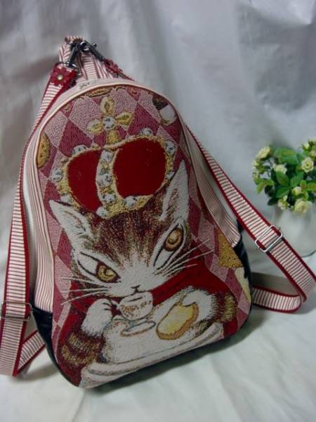 ハンドメイド**猫のダヤン・リュック＆ボディーバッグ(^^♪