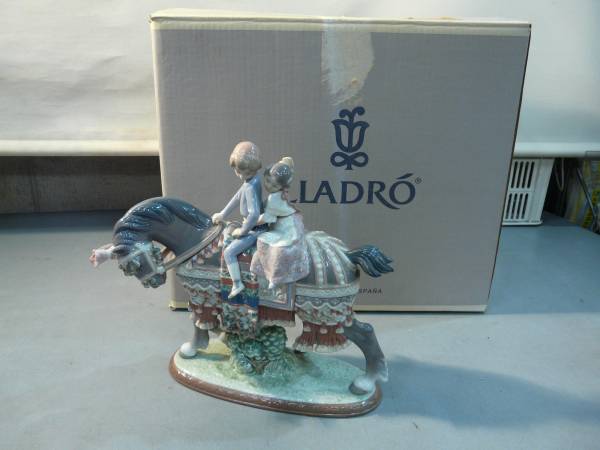 美品 スペイン LLADRO リヤドロ 少年少女の行進 リヤドロ アンティーク
