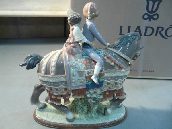 美品 スペイン LLADRO リヤドロ 少年少女の行進 リヤドロ アンティーク