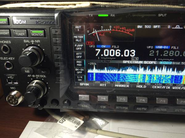 アイコム IC-7600 HF/50MHz 100W 中古 美品（代理出品） IC-7600 HF