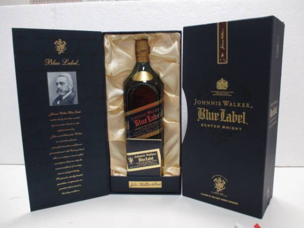 未開封　Johnnie Walker　古酒　2本セット 古酒】JOHNNIE WALKER ブルーラベル ☆12770 アルコール