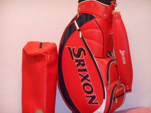 中古 DUNLOP SRIXON 8.5型 5分割 スポーツカートバック REDxBK