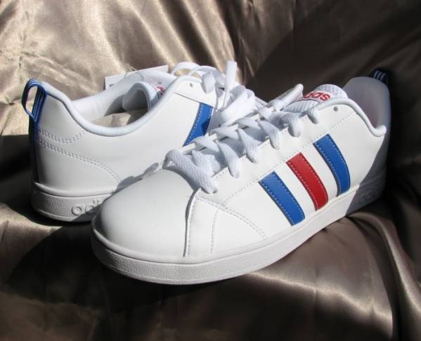 新品26.5☆adidas NEOVALSTRIPES白青赤定価5292円送料430円~ 新品26.5☆adidas NEOVALSTRIPES白青赤定価5292円送料430円~