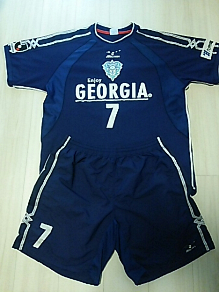 アビスパ福岡ユニフォーム7支給品OミズノMIZUNOシャツパンツ上下