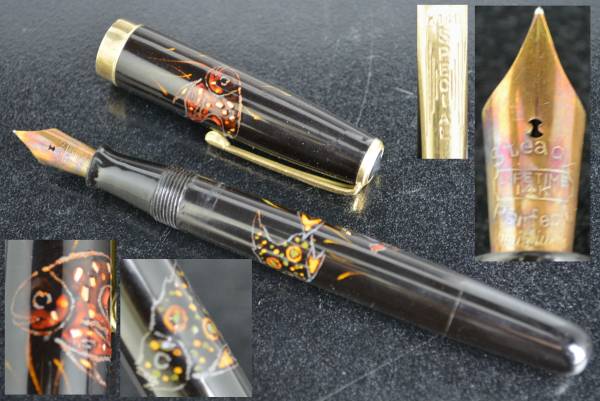 ①■Steady・万年筆■ペン先14K■K14R SPECIAL■アンティーク■