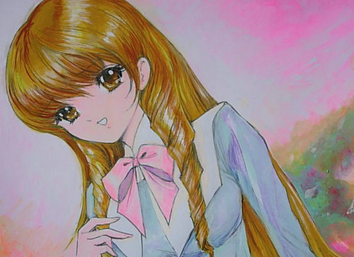 最新作，安い 手描きイラスト Ａ６７０ 魔界学園 より氷河めぐみ(サイン、直筆画)｜売買されたオークション情報、yahooの商品情報をアーカイブ公開 - オークファン サイン、直筆画
