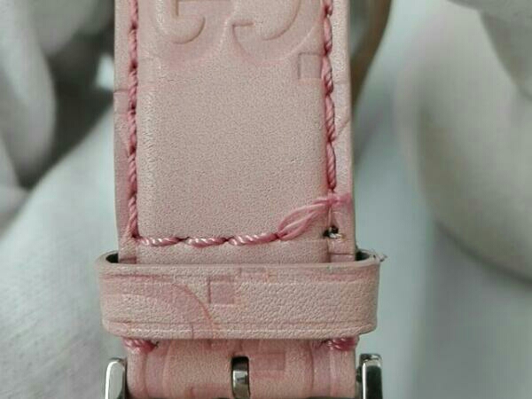 グッチ 104 Gラウンド　グッチシマレザー　レディース