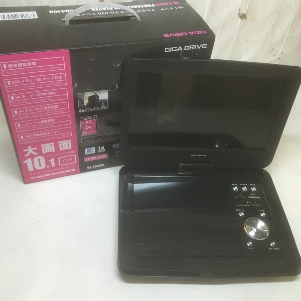 【JUNK】10.1型フルセグポータブルDVD VS-GD4100 S172J