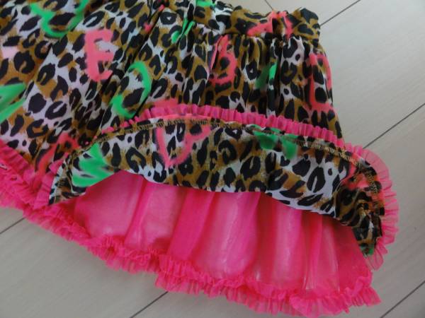 美品 アースマジック レオパード柄 ふんわり スカート☆140 130