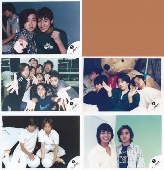 嵐 大野智 ジュニア Jr時代 超レア Jロゴ 公式写真 5枚セット