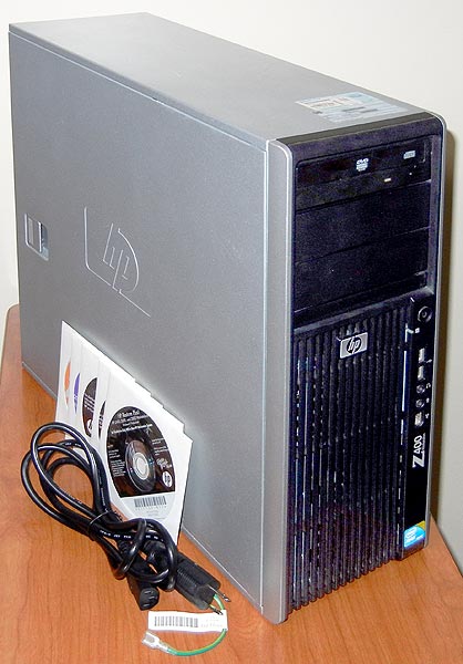 PC ワークステーション● hp Z400 6コア 8GB FX1800 リカバリ付