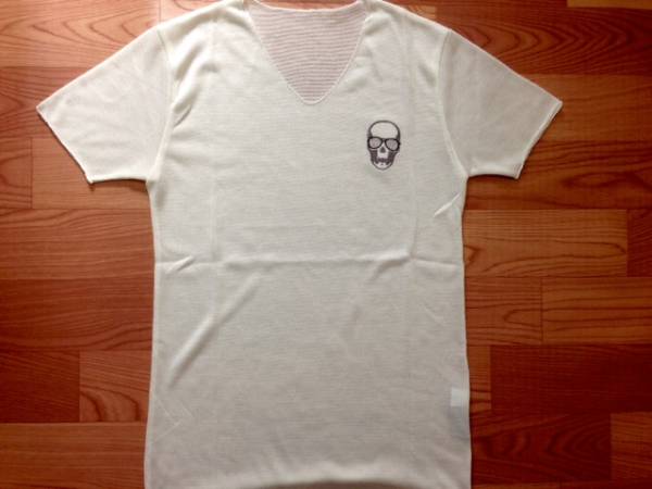 ルシアンペラフィネ サマーニット薄手 半袖　白XL