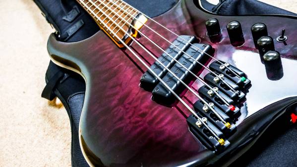 Dingwall Z2 Purple Quilt maple 5弦 即決 ディングウォール(エレキ