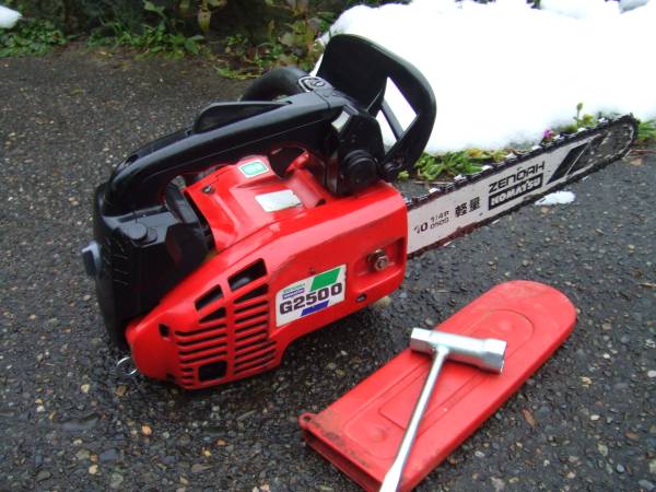 中古エンジンチェンソーゼノアこがるG2500T●北海道から送料無料