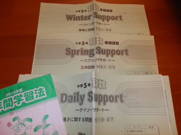 サピックス算数5年デイリーサポート全41回+おまけ立体確認テスト