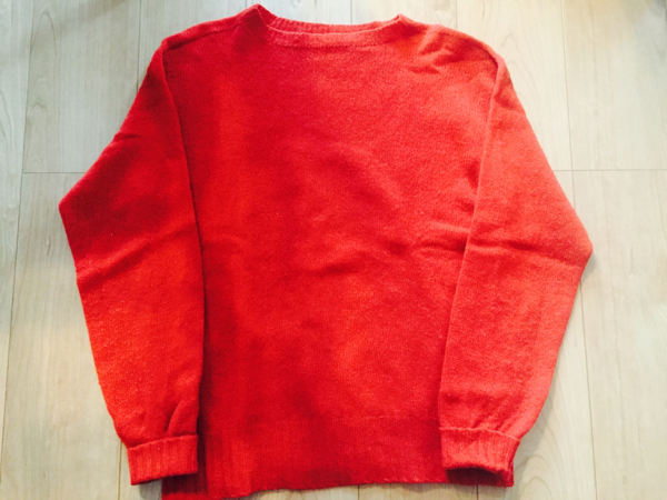 ANDERSON'S OF SHETLAND ニット アンダーソン 赤 英国製