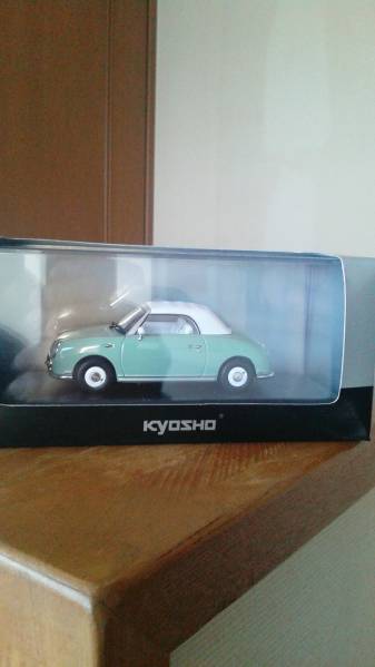 京商 1/43 NISSAN FIGARO フィガロ エメラルドグリーン ミニカ 1円