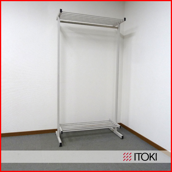 ▼ITOKIイトーキ　棚板付ハンガーラック　VWH-011NB▼