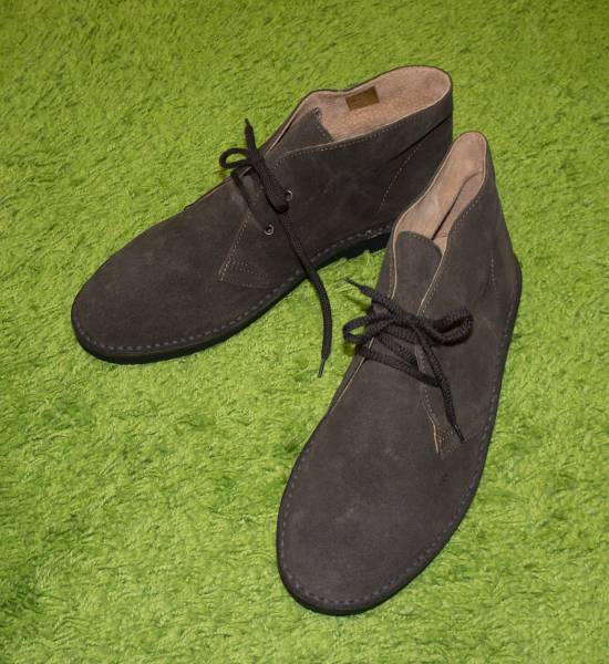 新品 イタリア製 Cantarelli スエード ブーツ 茶 41 SANTONI