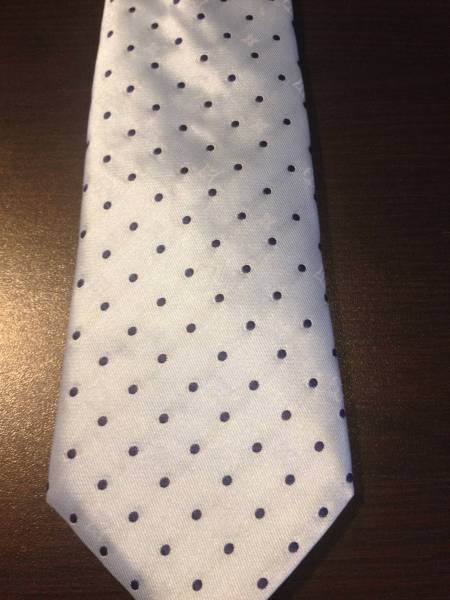 ☆☆ルイヴィトン　本物　ブルー系水玉ネクタイ☆☆