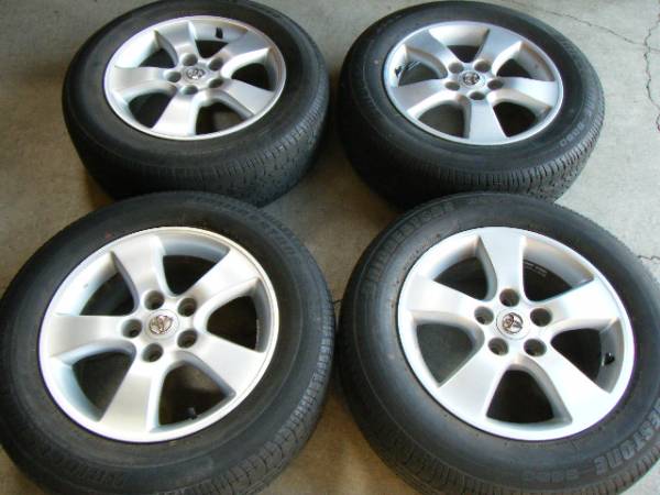 【バランス調整済】30.40エスティマ純正アルミ☆BS夏タイヤ 6315