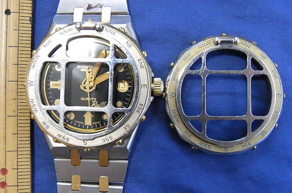 ジャンク 動作品 ブライトリング ラリー メンズ クォーツ 81480