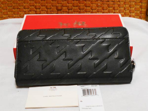 コーチ COACH 長財布 74881 ブラック メンズ 新品正規 コーチ COACH 長 