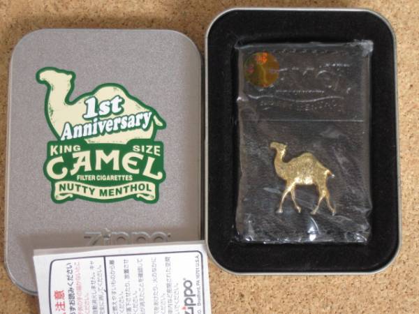 CAMEL NUTTY MENTHOL 1周年 キャメル 未使用 Zippo Zippo 雑貨 【公式