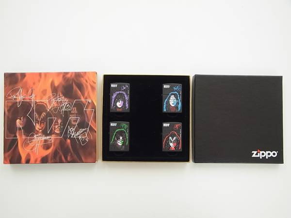 ★保管品　ZIPPO　ライター　KISS 4個セット　ジャンク