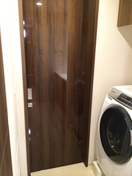 K1635◆展示品◆室内引戸◆レール付◆特注品◆ダークブラウン◆