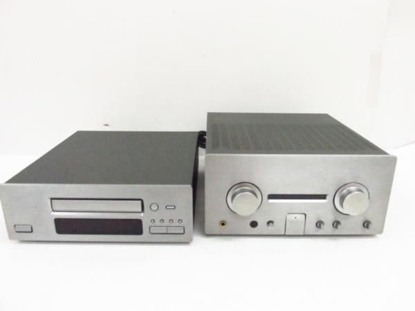 ケンウッド　プリメインアンプA-1001 CDプレイヤーDP-1001セット KENWOOD DP-1001 A-1001 CDプレイヤー プレメインアンプ ☆1670 【公式