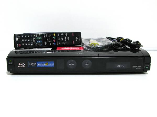 シャープ　ルーレイ☆2番組W録画☆BD-HDW25☆HDMI付☆500GB☆L4