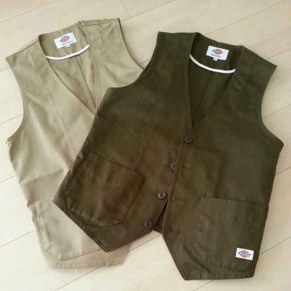 Dickies ディッキーズ TCツイルベスト 二枚セット L